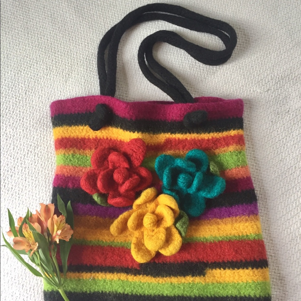 Wool Purse Handmade